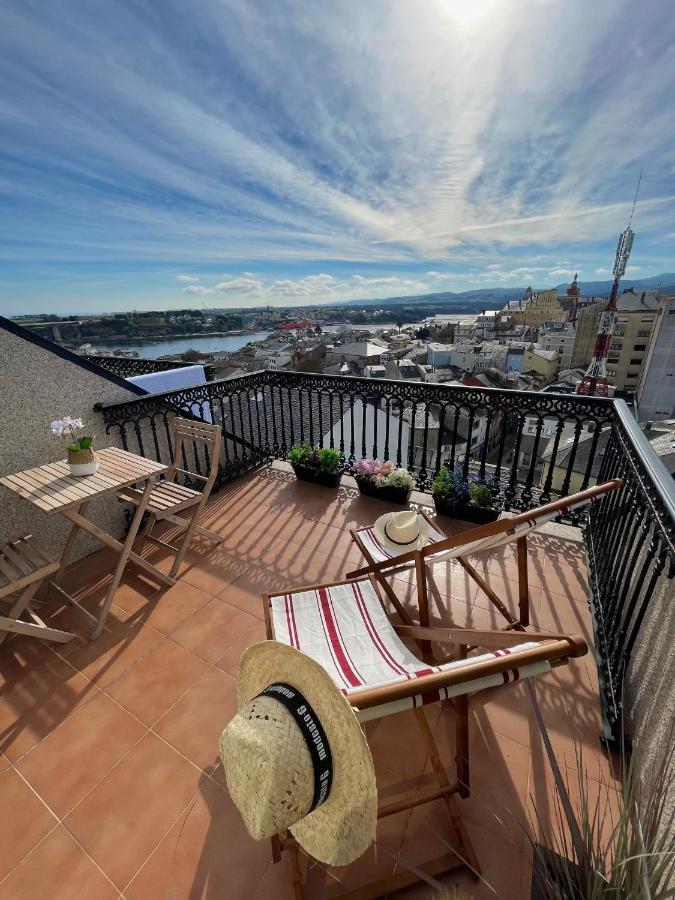 Moderno Piso Con La Mejor Terraza De Ribadeo Y Vistas Maravillosas ภายนอก รูปภาพ